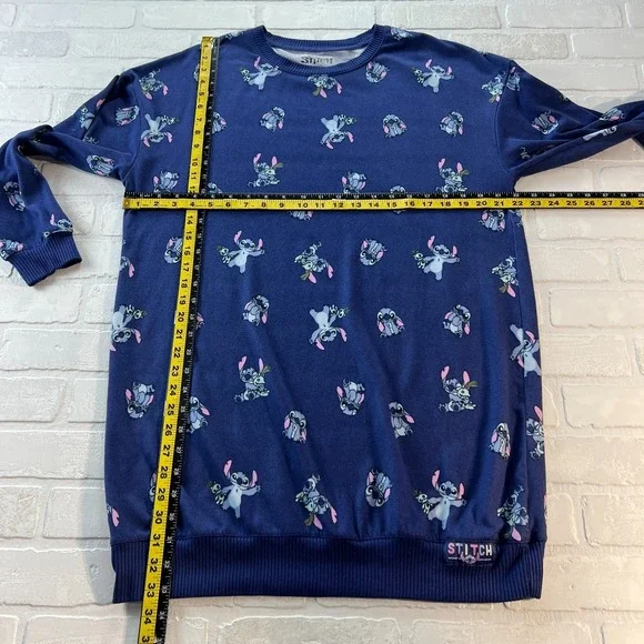 Disney Lilo & Stitch Pajama Set Womens Medium Sleep Shirt Dress Shorts Sleepwear - Picture 10 of 16